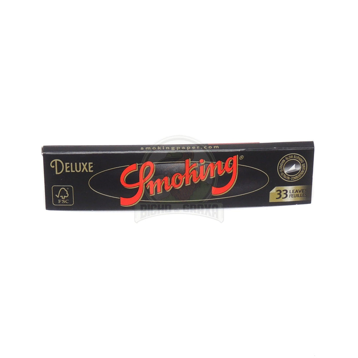 Seda Smoking KingSize Deluxe Model Black 33 Unidades - Bicho da Graxa