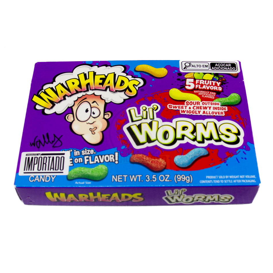 Bala EXTREMAMENTE Azeda WarHeads Lil' Worms