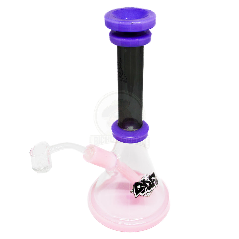 Bong Premium Cyclone Roxo, Preto & Rosa Squadafum