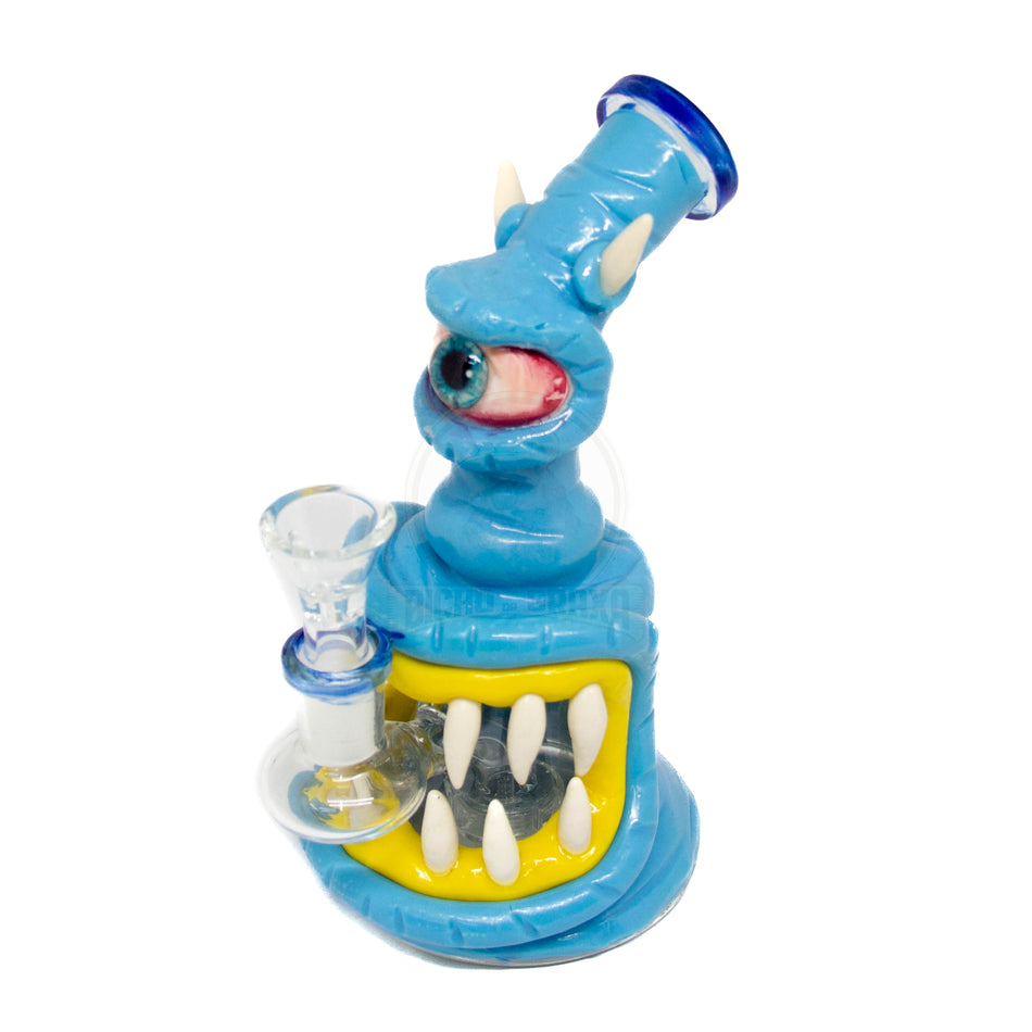 Bong Curvado ABDZ Monstro Azul Claro