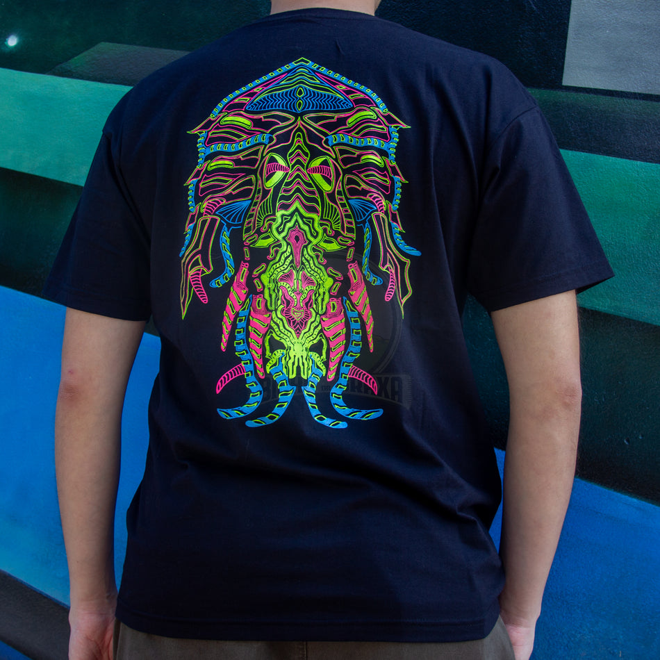 Camisa Manga Curta Preta Alucinarium