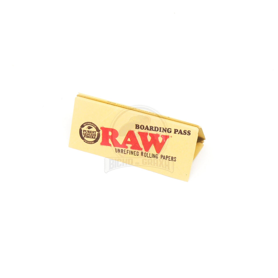 Unrefined Rolling Papers BOARDING PASS RAW - Bicho da Graxa