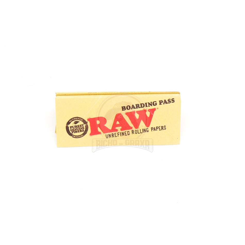 Unrefined Rolling Papers BOARDING PASS RAW - Bicho da Graxa